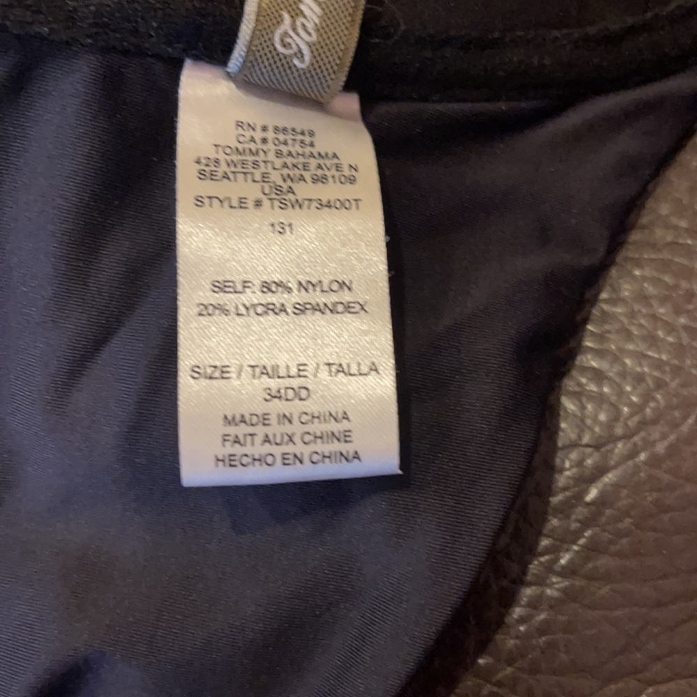 TOMMY BAHAMA BIKINI TOP 34DD - Picture 3 of 3